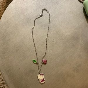 Pink Hello kitty necklace